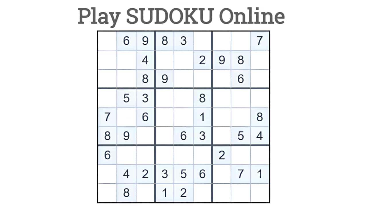 Play Sudoku Online – Free Sudoku Puzzle Game