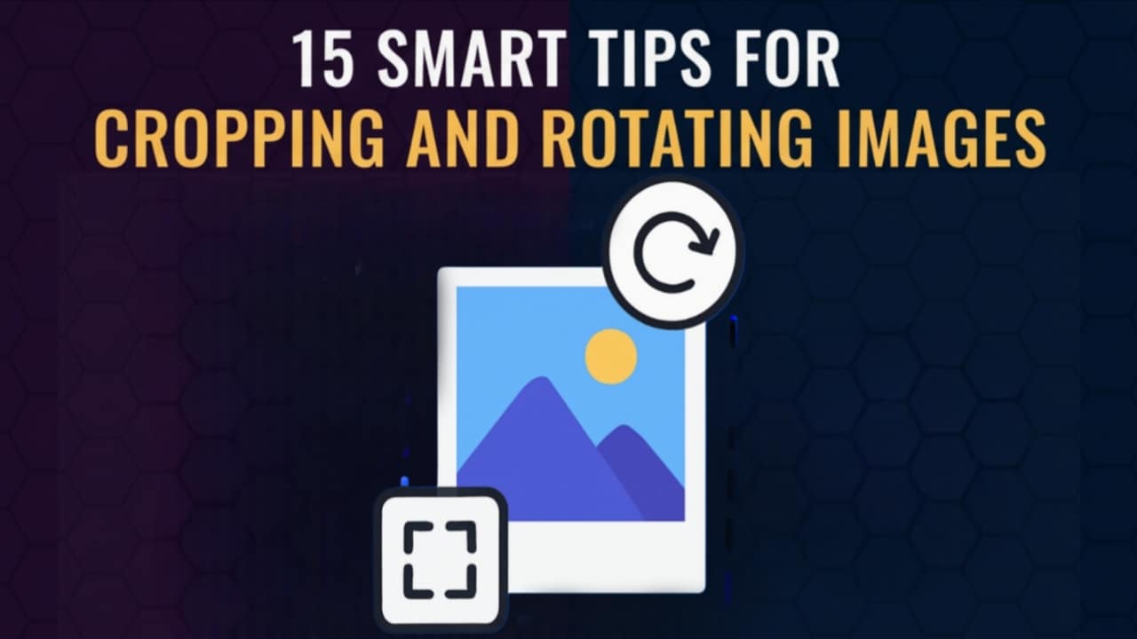 Smart Tips for Cropping and Rotating Images